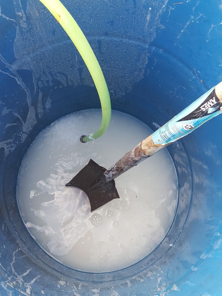 Getting ready to clear up 1/2 acre pond gypsum Pond Boss Forum